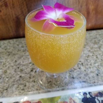 Starling Diner - Peach mimosa - New American Near Me - Long Beach, California
