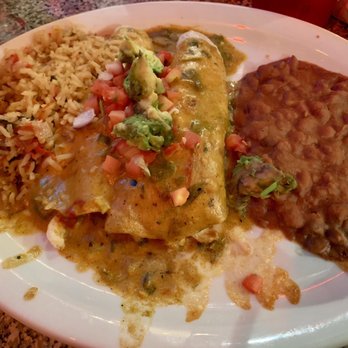 Chuy's - Friday special (Chicken Enchiladas with Green Chile Avocado Sauce) - Mexican Near Me - Atlanta, Georgia