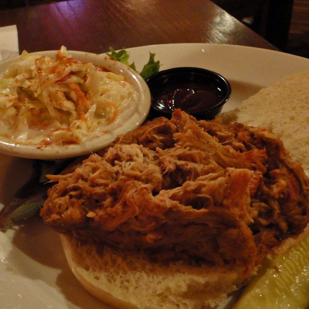 Pirate's Cove Restaurant - Pulled pork sandwich - Seafood Near Me - Chesapeake, Virginia Pirate's Cove Restaurant - Pulled pork sandwich - Seafood Near Me - Chesapeake, Virginia