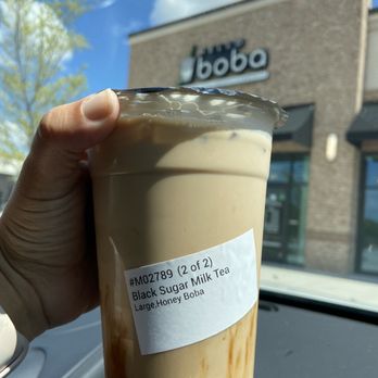 Hello Boba - Black sugar milk tea - Bubble Tea Near Me - Mckinney, Texas