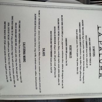 Paloma - Menu - Cocktail Bars Near Me - Santa Barbara, California