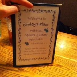 Conley's Place Restaurant & Pioneer Pies Bakery - Pie menu