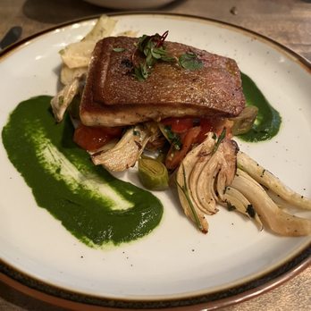 Gather in Jackson Hole - Pan Seared Salmon* - New American Near Me - Jackson, Wyoming