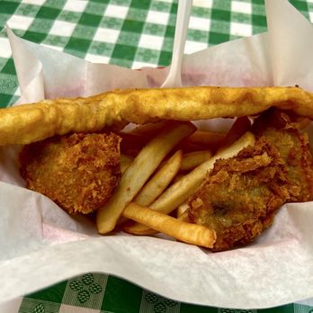 Tugboat Fish and Chips - Fish, 3 oysters, fries - Seafood Near Me - Pleasant Hill, California Tugboat Fish and Chips - Fish, 3 oysters, fries - Seafood Near Me - Pleasant Hill, California