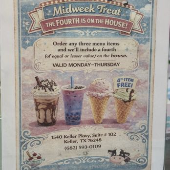 Mooo’s Ice Cream - Options - Desserts Near Me - Keller, Texas