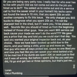 Lovely response I received from business owner after expressing frustration with the poor service i was receiving. Lovely response I received from business owner after expressing frustration with the poor service i was receiving.