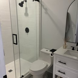 Finished remodel of our guest bathroom