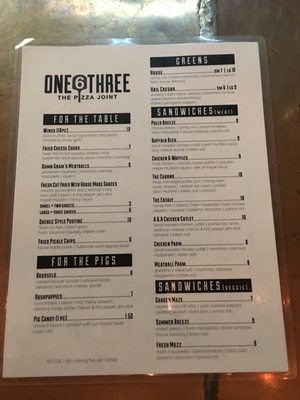 Menu photo 5 One 6 Three New Haven, CT Menu photo 5 One 6 Three New Haven, CT