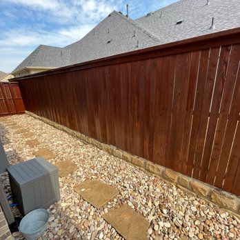 Top Choice Exteriors - a back yard with a wood fence - Fences & Gates Near Me Top Choice Exteriors - a back yard with a wood fence - Fences & Gates Near Me