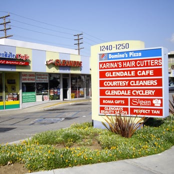 Glendale Cafe - a sign in front of a store - Sandwiches Near Me - Glendale, California