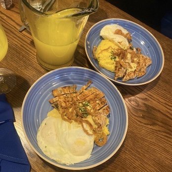 STIRR - Chicken & Grits and Craft Mimosa - Cocktail Bars Near Me - Dallas, Texas STIRR - Chicken & Grits and Craft Mimosa - Cocktail Bars Near Me - Dallas, Texas