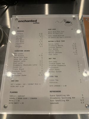 Menu photo 1 Enchanted Coffee Los Angeles, CA Menu photo 1 Enchanted Coffee Los Angeles, CA