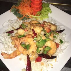 Hunan Royal Restaurant - Salt and pepper shrimp,traditional Chinese dish