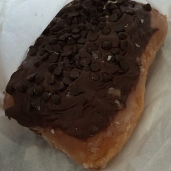 Donut King - The mammoth chocolate covered (and filled) glazed bar is sinfully delicious and just as good when heated up. - Bakeries Near Me - Culver City, California Donut King - The mammoth chocolate covered (and filled) glazed bar is sinfully delicious and just as good when heated up. - Bakeries Near Me - Culver City, California