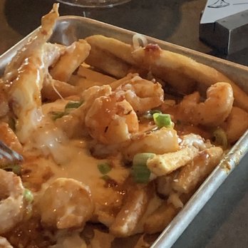 Bonefish Grill - The Cure fries topped with cheese and shrimp - Seafood Near Me - Allen, Texas Bonefish Grill - The Cure fries topped with cheese and shrimp - Seafood Near Me - Allen, Texas