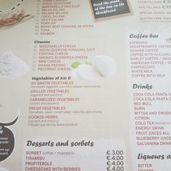 Piadino - Menù