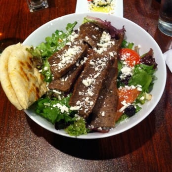 Cafe Nova - Large Greek salad with gyro meat - Coffee & Tea Near Me - Saint Louis, Missouri Cafe Nova - Large Greek salad with gyro meat - Coffee & Tea Near Me - Saint Louis, Missouri