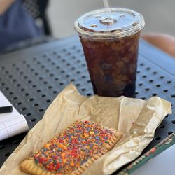 Merit Coffee - Cold brew and pop tart
