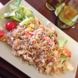 Piment & Citronnelle - Riz et crevettes sautées au wok, bien sympa !
