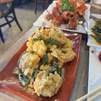 Sambal Chef - Salted egg crispy prawns - Malaysian Near Me - Houston, Texas