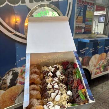 DonutNV - Left to right: cinnamon sugar, s'mores, dirt n worms - Donuts Near Me
