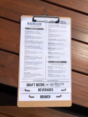 Menu photo 8 Magnuson Cafe & Brewery Seattle, WA
