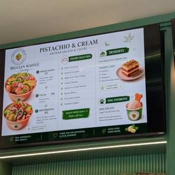 Pistachio and Cream - Menu - Gelato Near Me - Sacramento, California Pistachio and Cream - Menu - Gelato Near Me - Sacramento, California