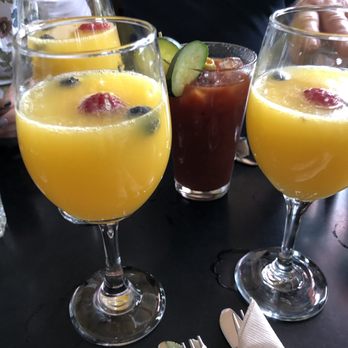 Cup Cafe - Mimosas and a Bloody Mary - New American Near Me - Tucson, Arizona