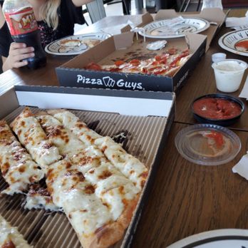 Pizza Guys - Pepperoni Pizza and Garlic Cheese Bread. - Pizza Near Me - Rancho Cucamonga, California