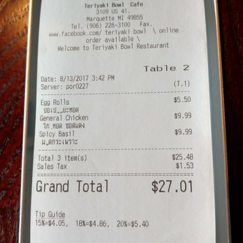 Teriyaki Bowl - Lunch/dinner for two and an appetizer for under $30. - Soup Near Me - Marquette, Michigan Teriyaki Bowl - Lunch/dinner for two and an appetizer for under $30. - Soup Near Me - Marquette, Michigan