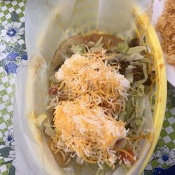 Taqueria Y Panaderia La Calentana - Two tacos supreme. Lots of protein choices