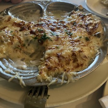 Vin Rouge - Baked Oysters smothered with cheese - French Near Me - Durham, North Carolina Vin Rouge - Baked Oysters smothered with cheese - French Near Me - Durham, North Carolina