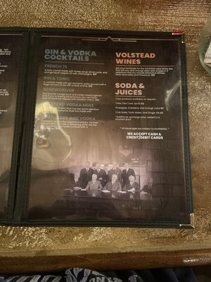 Menu photo 8 The Volstead Bourbon Lounge Bardstown, KY Menu photo 8 The Volstead Bourbon Lounge Bardstown, KY