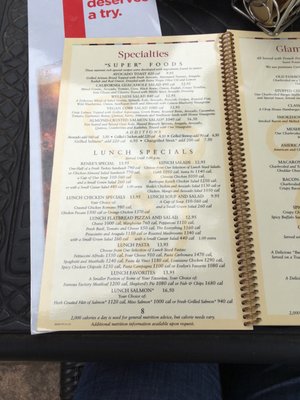 Menu photo 1 The Cheesecake Factory Ross Township, PA Menu photo 1 The Cheesecake Factory Ross Township, PA