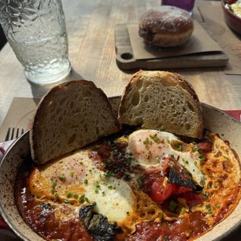 Love & Salt - Eggs In Purgatory Bombolini (ea) - Italian Near Me - Manhattan Beach, California Love & Salt - Eggs In Purgatory Bombolini (ea) - Italian Near Me - Manhattan Beach, California