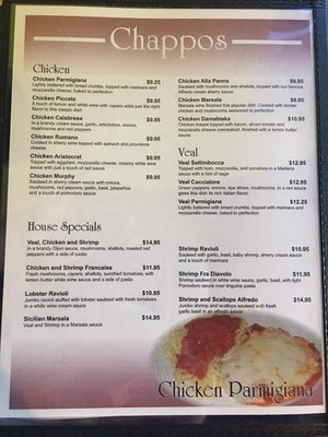 Menu photo 4 Chappos Italian Cuisine Texarkana, TX Menu photo 4 Chappos Italian Cuisine Texarkana, TX