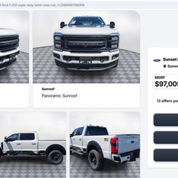 Sunset Ford of Sumner - Truck advertised at $24,374