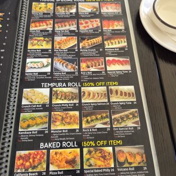 Zen 5 Sushi - Menu - Sushi Bars Near Me - San Diego, California Zen 5 Sushi - Menu - Sushi Bars Near Me - San Diego, California