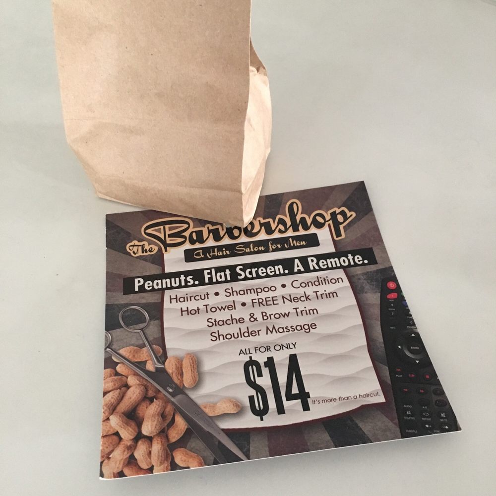 The Barbershop - To-Go Bag O' Peanuts - Barbers Near Me - Largo, Florida The Barbershop - To-Go Bag O' Peanuts - Barbers Near Me - Largo, Florida