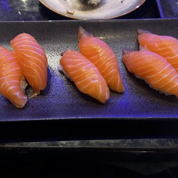 Blue Wasabi Sushi and Martini Bar - Salmon Nigiri - Sushi Bars Near Me - Gilbert, Arizona Blue Wasabi Sushi and Martini Bar - Salmon Nigiri - Sushi Bars Near Me - Gilbert, Arizona