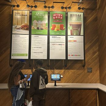 Shake Shack Hudson Yards - Menu/ order station - Fast Food Near Me - New York, New York Shake Shack Hudson Yards - Menu/ order station - Fast Food Near Me - New York, New York