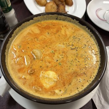 El Pollon Peruvian Restaurant - Chupe De Camarones O Mariscos (pictured is the one with mariscos) - Chicken Shop Near Me - Longwood, Florida El Pollon Peruvian Restaurant - Chupe De Camarones O Mariscos (pictured is the one with mariscos) - Chicken Shop Near Me - Longwood, Florida
