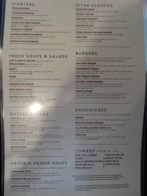 Menu photo 8 Ditka's Oakbrook Oakbrook Terrace, IL