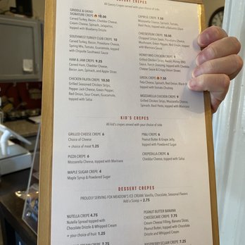 Griddle and Grind - Menu - Creperies Near Me - Ephrata, Pennsylvania