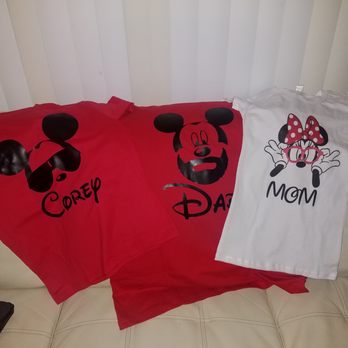 iCustom - Disneyland shirts! Family vacation 2017 - Customized Merchandise Near Me - Hayward, California