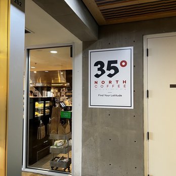35 North Coffee - Sign by entrance - Coffee & Tea Near Me - Santa Fe, New Mexico