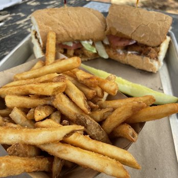 Screaming Goat Yard & Tap - Seafood poboy - Coffee & Tea Near Me - Spring Branch, Texas Screaming Goat Yard & Tap - Seafood poboy - Coffee & Tea Near Me - Spring Branch, Texas
