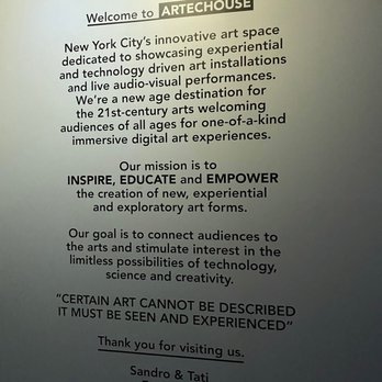 ARTECHOUSE New York - Art Museums Near Me - New York, New York
