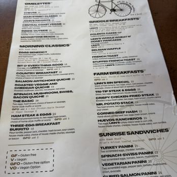 Linn's Restaurant - Menu1 - American Near Me - Cambria, California Linn's Restaurant - Menu1 - American Near Me - Cambria, California