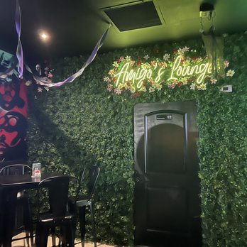 Amigos Beer & Wine Lounge - a green wall with plants - Wine Bars Near Me - Margate, Florida Amigos Beer & Wine Lounge - a green wall with plants - Wine Bars Near Me - Margate, Florida